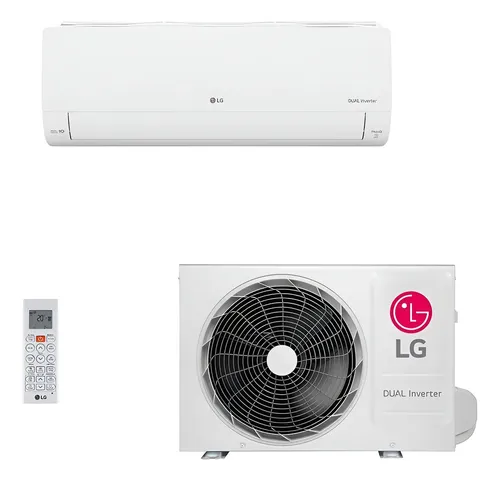 Foto de divulgação do LG Dual Inverter Voice+AI 9.000 BTU/h