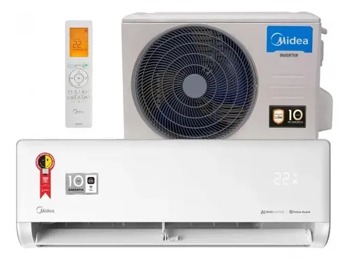 Foto de divulgação do Springer Midea Ecomaster 9.000 BTU/h