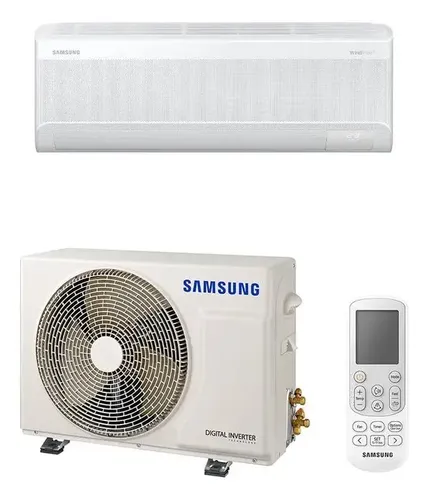 Foto de divulgação do Samsung WindFree AI Inverter 9.000 BTU/h
